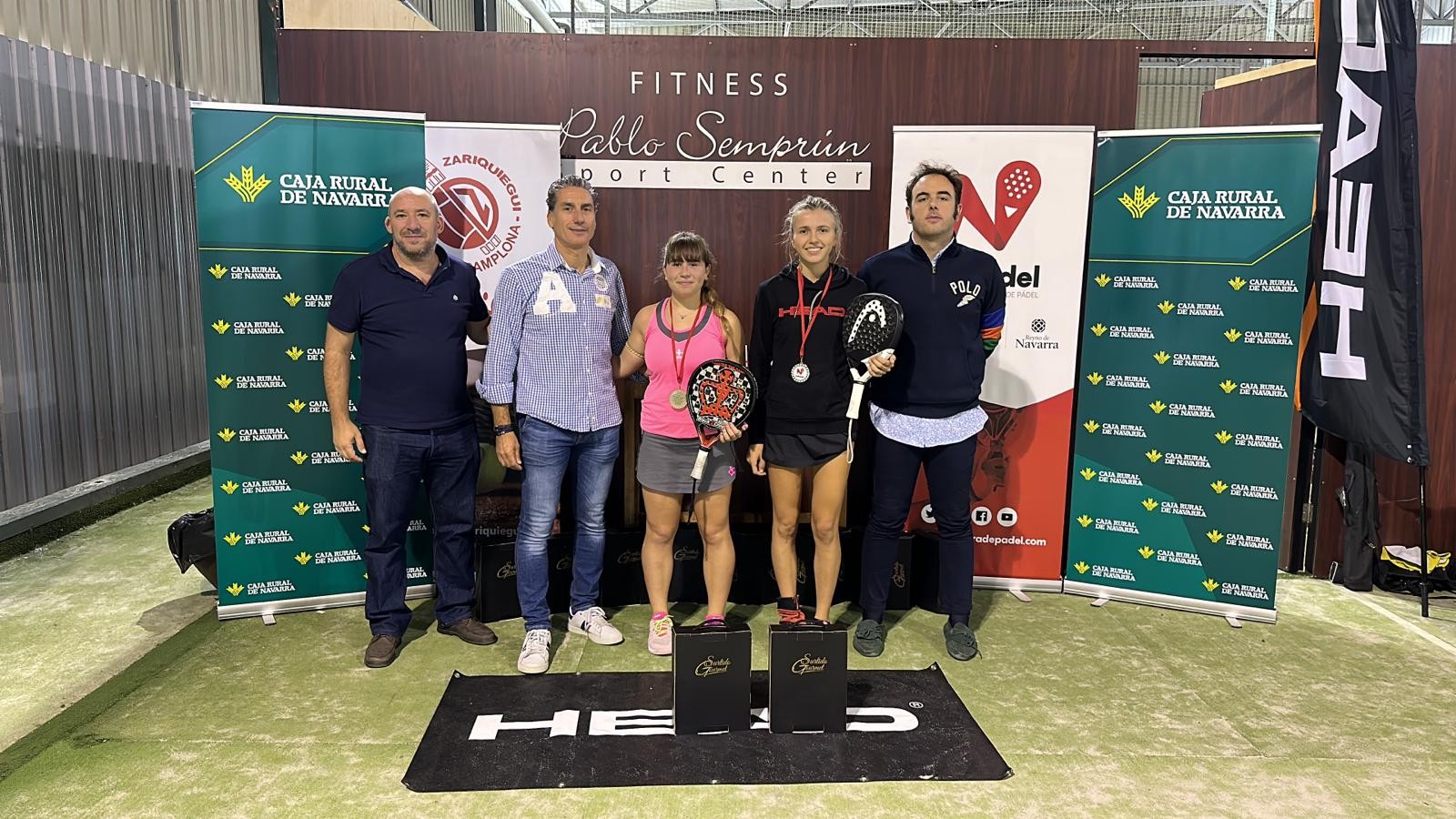Aimar Goñi y Álvaro Sola y Ane Dávila y Maite Losarcos, se adjudican el Campeonato Navarro Absoluto
